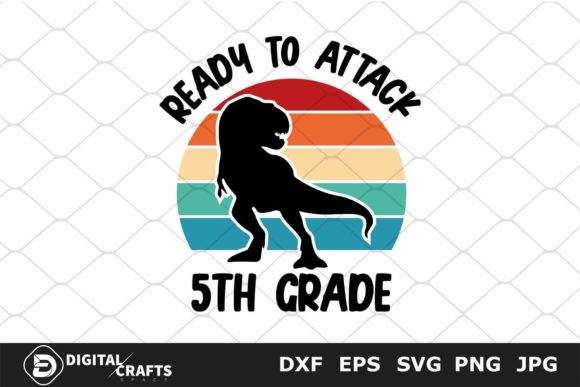 5th Grade School SVG for Crafts and Graphics