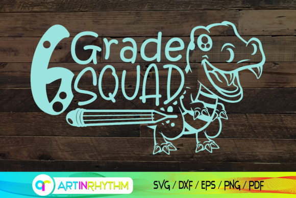 6th Grade Dinosaur Svg: Fun Graphics for Crafts