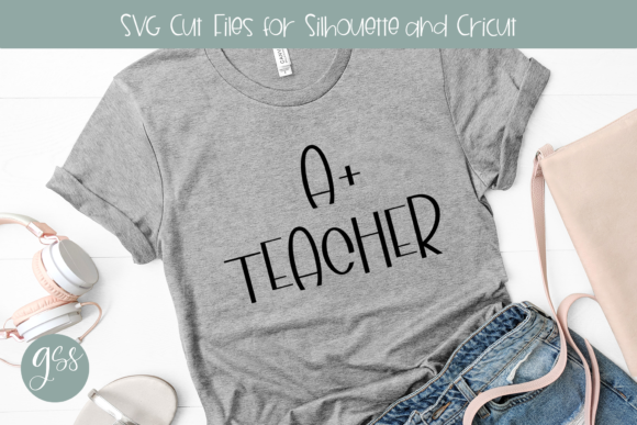 A Plus Teacher SVG File: Graphics for Crafts