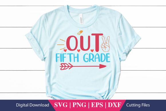 Fifth Grade School SVG for Crafts & Graphics