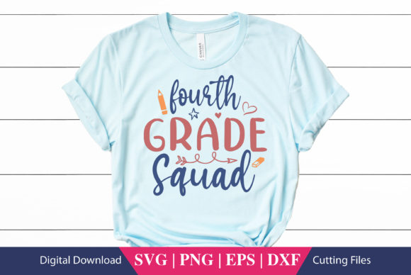 Fourth Grade Squad Graphics for Crafts