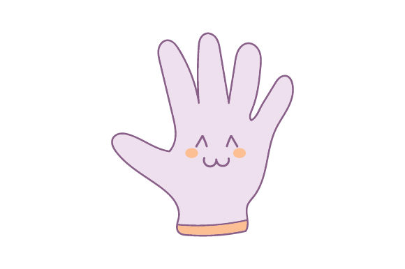 Glove Emoji for Crafts and School Amp Projects