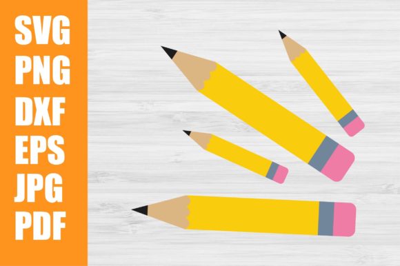 Pencil Svg, School Svg: Graphics for Crafts