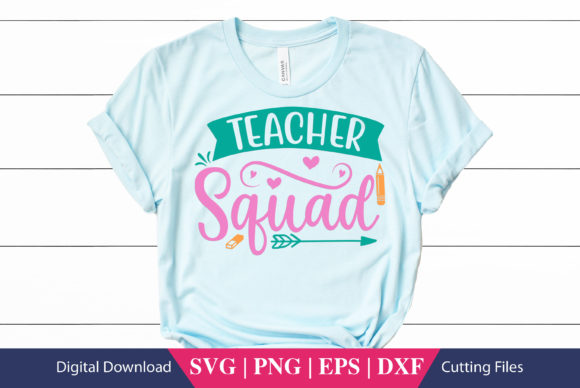 Teacher Squad SVG: Graphics for Crafts