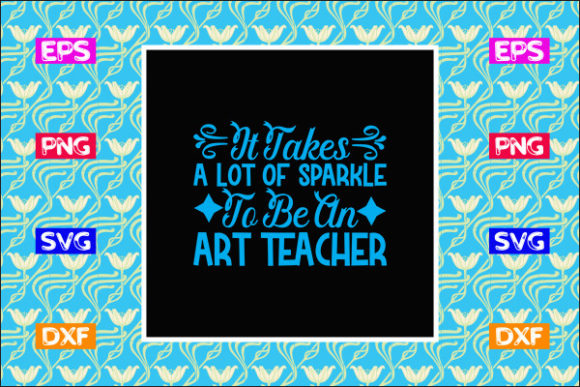 Teacher SVG Design: Sparkle Graphics for Crafts
