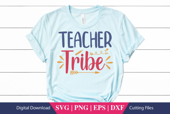 Teacher Tribe School SVG File: Graphics for Crafts