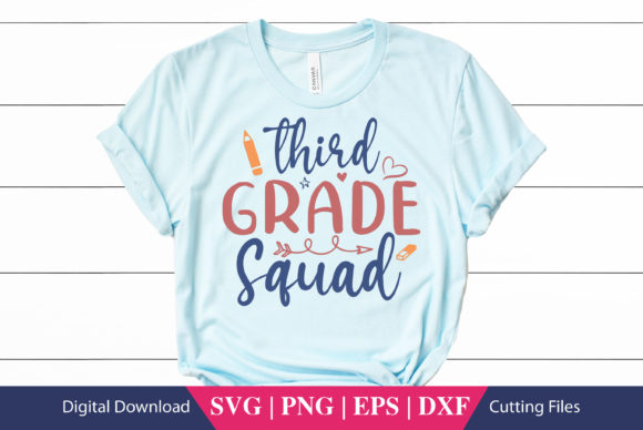 Third Grade Squad School Graphics for Crafts